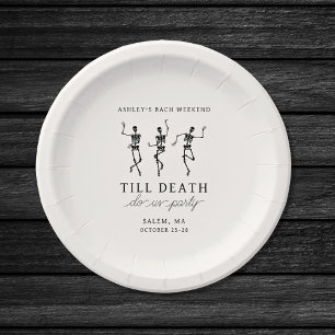 Assiettes En Carton Jusqu'à ce que la mort nous sépare, enterrement de
