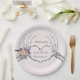 Assiettes En Carton Jusqu'à ce que la mort nous sépare   Mariage d'Hal