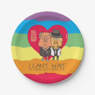 Assiettes En Carton Jusqu'à la mort, faisons-nous partie d'un dessin h