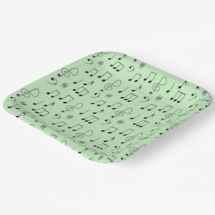 Assiettes En Carton Just Noté Vert