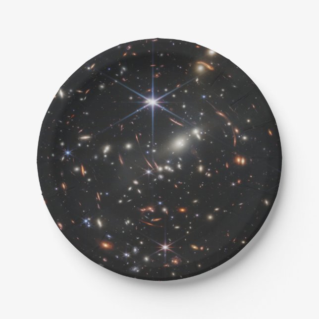 Assiettes En Carton JWST James Webb Télescope Spatial Premières images (Devant)