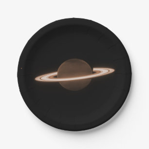 Assiettes En Carton JWST James Webb télescope spatial Saturn Infraroug