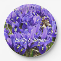 Katherine Hodgkin Irises Printemps Violet Floral