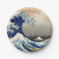KATSUSHIKA HOKUSAI - La grande vague outre de
