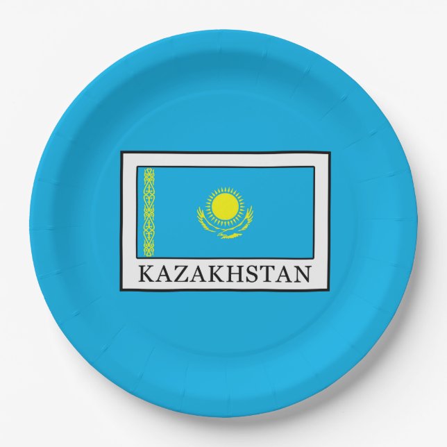 Assiettes En Carton Kazakhstan (Devant)