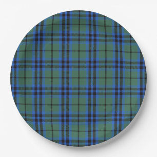 Assiettes En Carton Keith Clan Scottish Tartan Plaid Motif