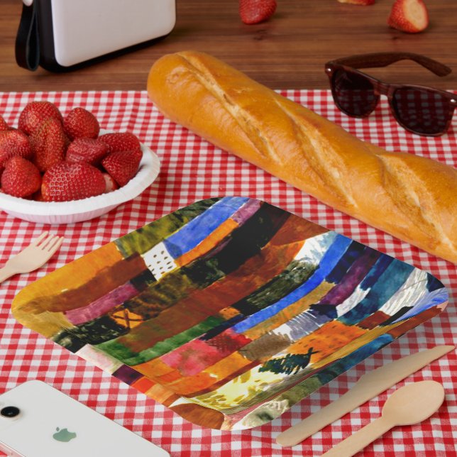 Assiettes En Carton Klee - Avant la ville (Pique-nique)