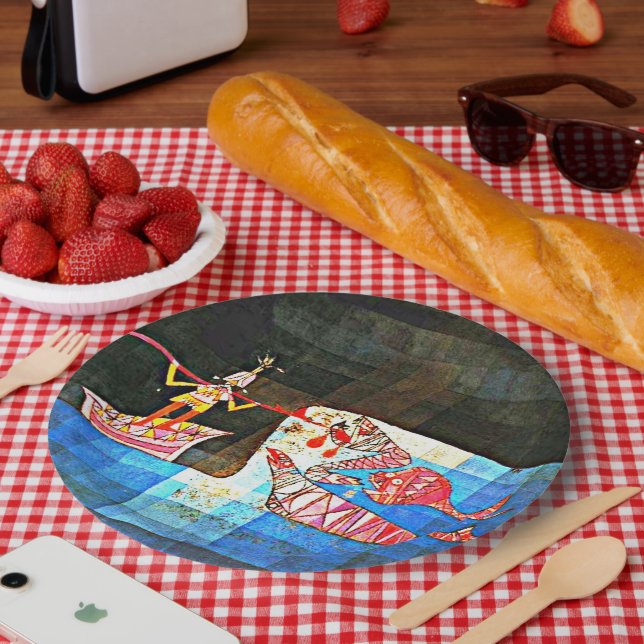 Assiettes En Carton Klee - The Seafarer, (Pique-nique)