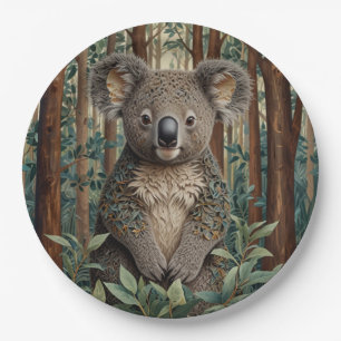 Assiettes En Carton Koala Bear
