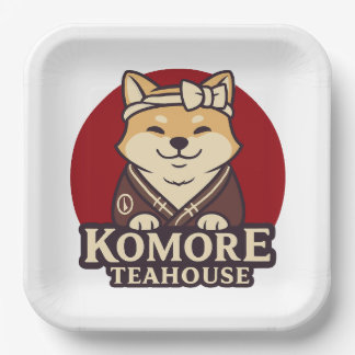 Assiettes En Carton KOMORE TEAHOUSE Genshin Impact Inazuma