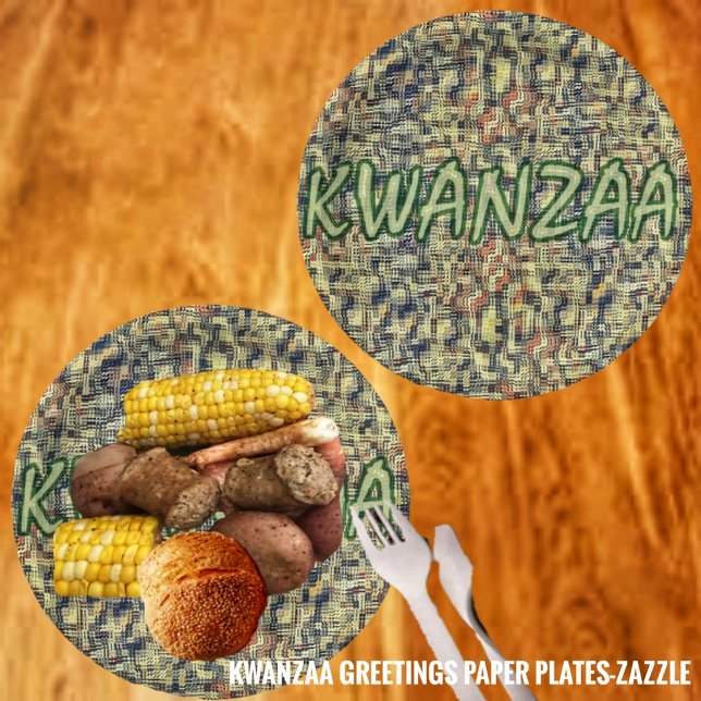 Assiettes En Carton Kwanzaa (Créateur téléchargé)