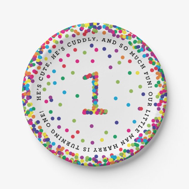 Assiettes En Carton La coutume 7" d'Ellen plats (Devant)