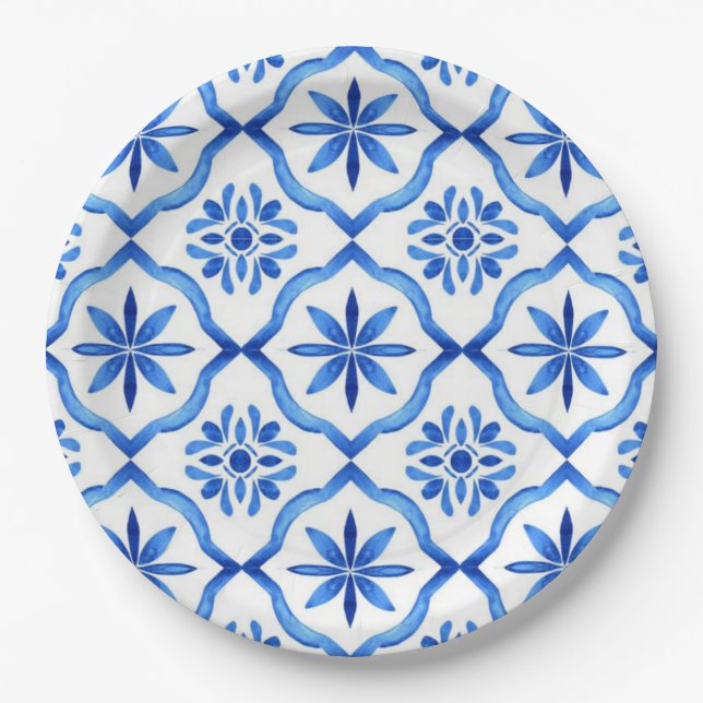 Assiettes En Carton La Dolce Vita Italian Summer Bridal Shower (Devant)