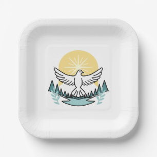 Assiettes En Carton La force spirituelle en Dieu - L'épanouissement de