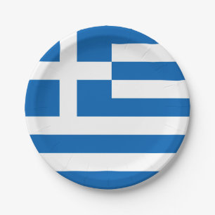 Assiettes En Carton La Grèce