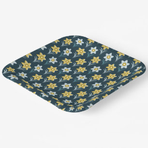 Assiettes En Carton La jonquille dansante