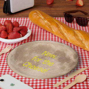 Assiettes En Carton La lune est-elle faite de fromage ?