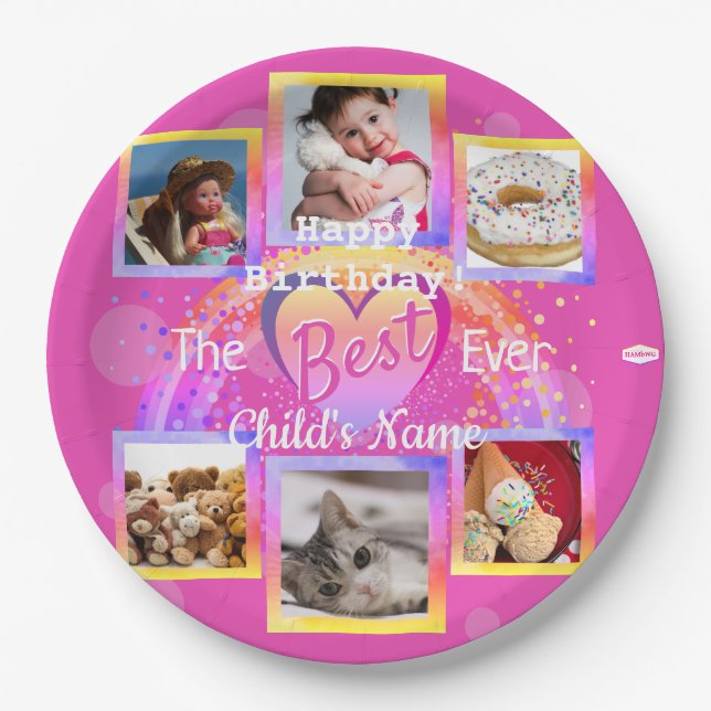 Assiettes En Carton La meilleure plaque photo jamais faite HAMbWG (Devant)