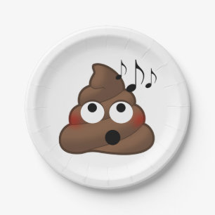 Assiettes En Carton La musique note la dunette Emoji