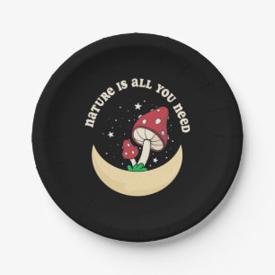 Assiettes En Carton La Nature Des Champignons Est Tout Ce Dont Vous Av