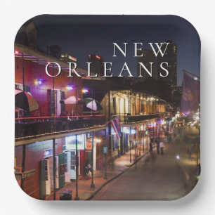 Assiettes En Carton La Nouvelle-Orléans, Louisiane Le Quartier franç
