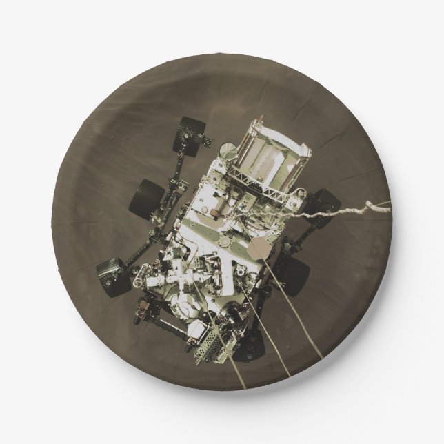Assiettes En Carton La persévérance arrive sur Mars (Devant)