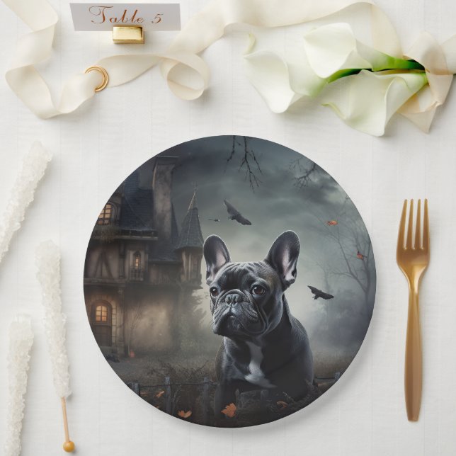 Assiettes En Carton La peur de l'Halloween (Mariage)