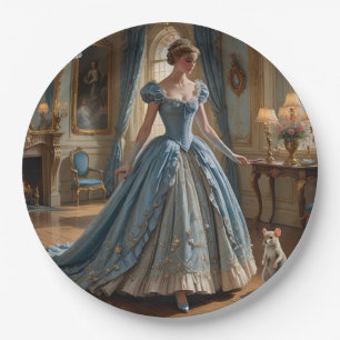 Assiettes En Carton La princesse secrète du château