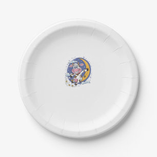 Assiettes En Carton La vache saute au-dessus de la lune