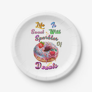 Assiettes En Carton La vaisselle de table de la vie est douce avec des