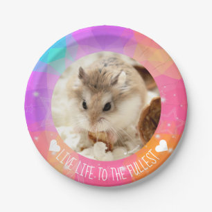 Assiettes En Carton La vie vivante pleinement - hamsters de Hammyville
