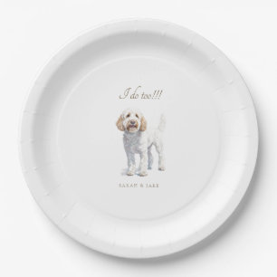Assiettes En Carton Labradoodle Custom Pet Mariage