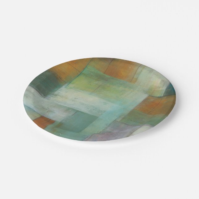 Assiettes En Carton Lac Blue Essence II (Angle)