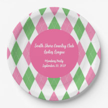 Ladies Golf League Party Dinner Plate