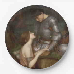 Assiettes En Carton Lamia and the Soldier (par John William Waterhouse