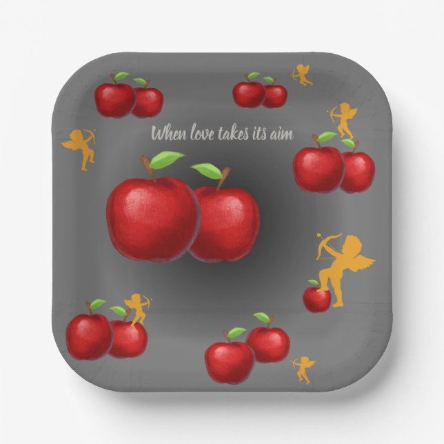 Assiettes En Carton L'amour divin (Recto)