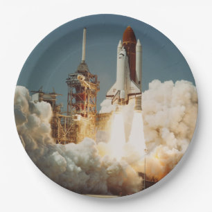 Assiettes En Carton Lancement de la navette STS-6