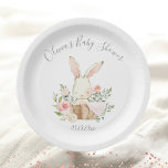 Assiettes En Carton Lapin Blush Rose Lapin Lapin Baby Girl Douche<br><div class="desc">Elégant et doux lapin lapin lapin à l'eau douce dans un panier en osier entouré de belles fleurs élégantes aux couleurs pastel. Sa petite couverture rose est drapée sur le côté du panier. C'est mignon pour cette petite douche. Produits correspondants disponibles. 100% de satisfaction client avec "Zazzle"</div>