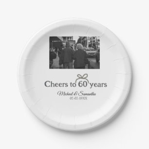 Assiettes En Carton L'arc d'or applaudit à 60 ans de mariage