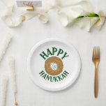 Assiettes En Carton Latkes Happy Hanoukka Chanukah Jours fériés juifs<br><div class="desc">Design présente une illustration originale d'une délicieuse crêpe de pommes de terre au latke surmontée de crème aigre, un aliment de base de la cuisine de vacances juive. Idéal pour les célébrations Hanoukka ! Ce design de latkes de Chanukah est également disponible sur d'autres produits. De nombreux autres modèles de...</div>