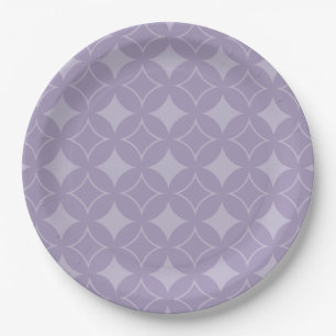 Assiettes En Carton Lavender shippo motif