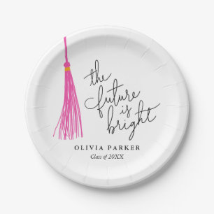 Assiettes En Carton L'Avenir Est Un Grand Jeu De Pink Tassel