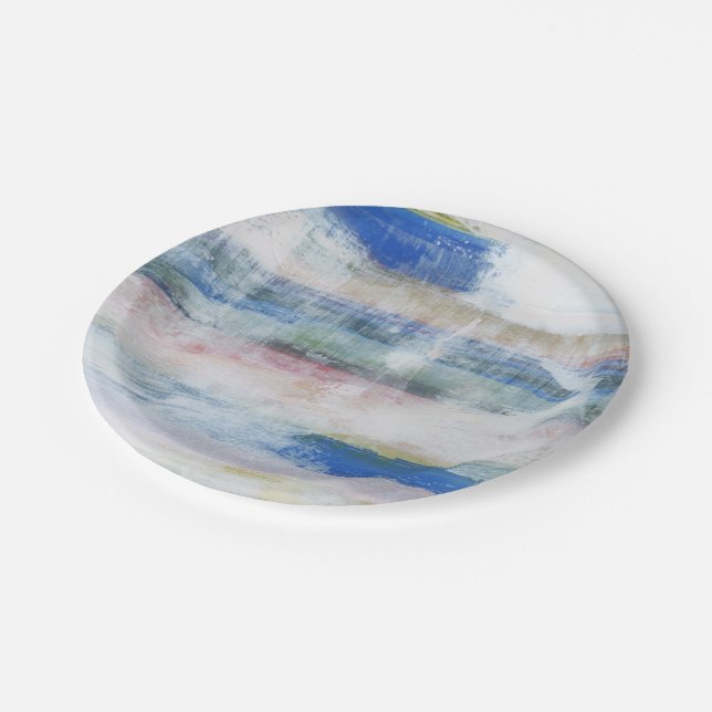 Assiettes En Carton Laver blanc II (Angle)