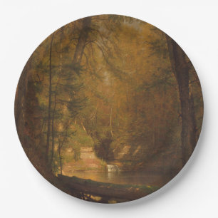 Assiettes En Carton Le bassin aux truites (1870) Œuvre d'art - Assiett