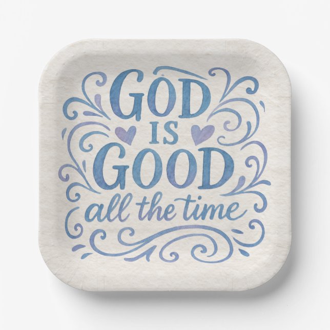 Assiettes En Carton Le bien Whimsical est une bonne typographie (Recto)