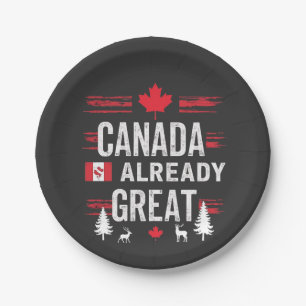 Assiettes En Carton Le Canada est déjà un grand Anti-MAGA Anti-Trump