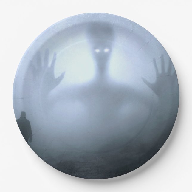 Assiettes En Carton Le cauchemar d'Halloween (Devant)