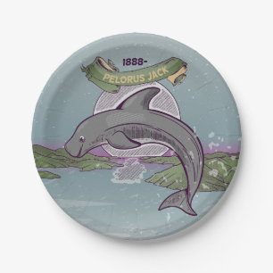 Assiettes En Carton Le dauphin de Pelorus Jack Risso