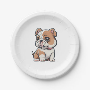 Assiettes En Carton Le design Bulldog pour le Bold, le Brave et le Bea