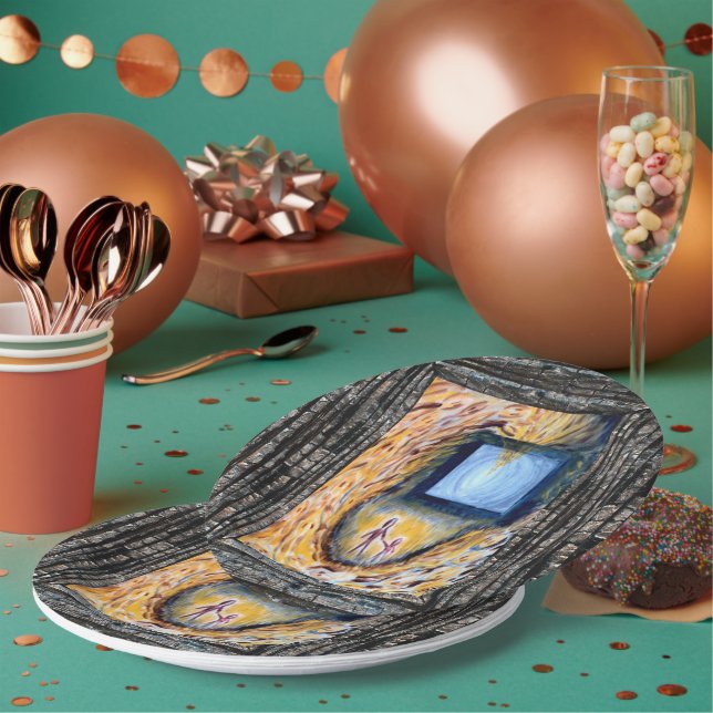 Assiettes En Carton Le Gardien (Multi)